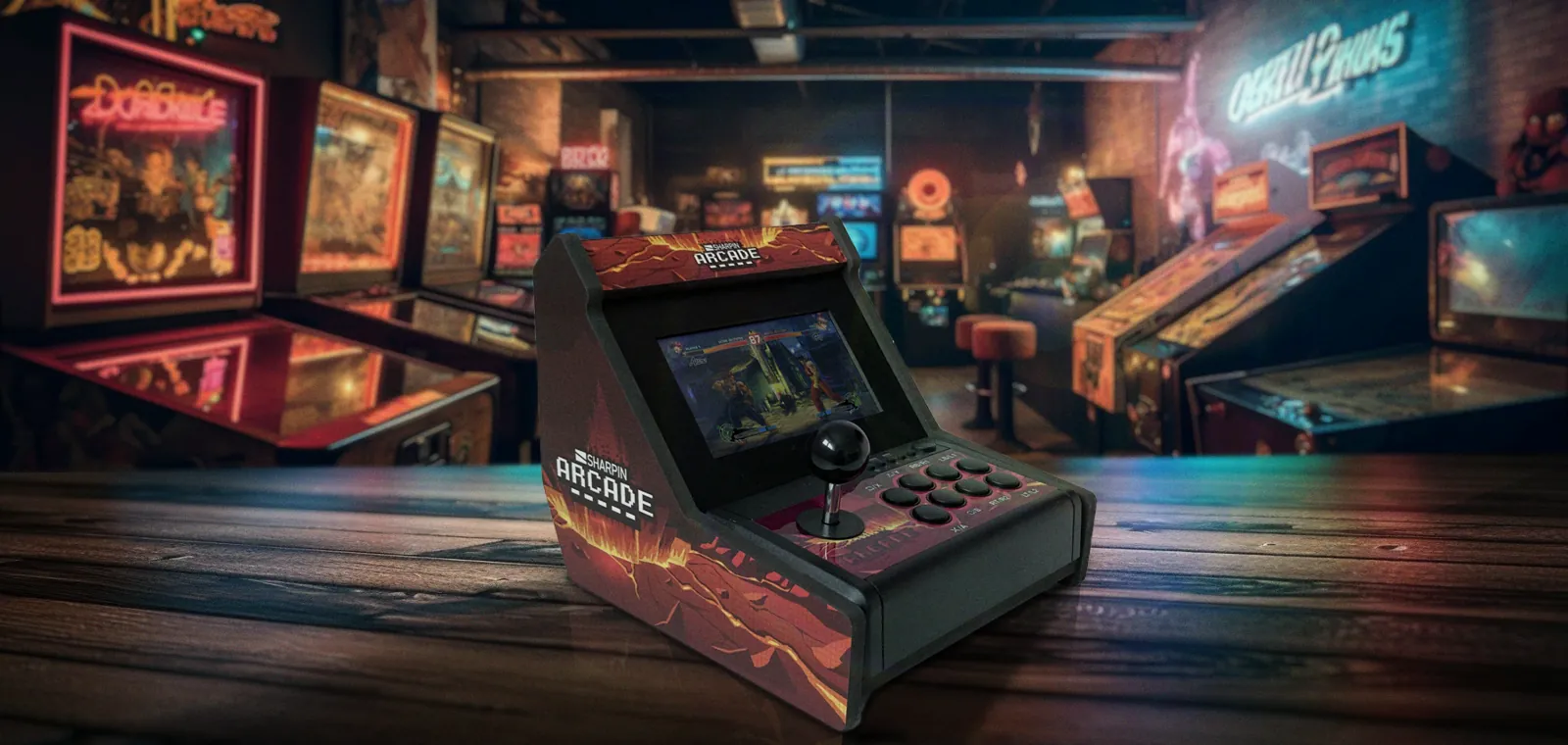 Sharpin arcade setup for Sharpin Shooter integration